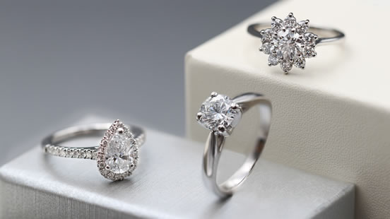 Solitaires avec diamant de synthèse