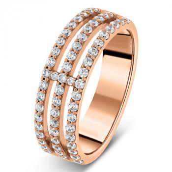 Bague 3 rangs diamant new arrivals